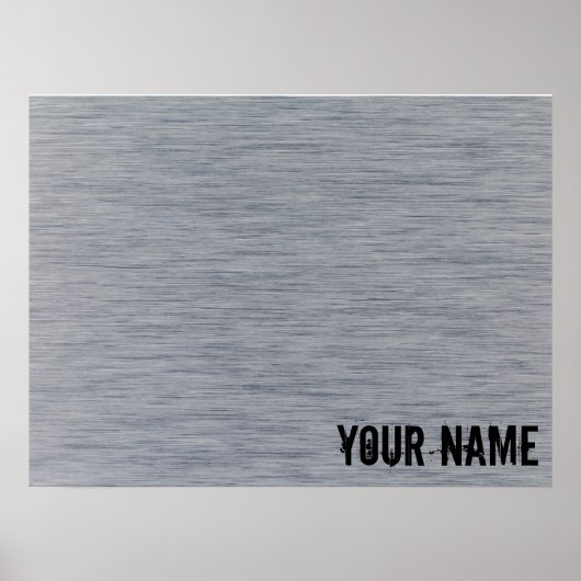 Aluminiumbürste Metallstruktur Poster (Vorne)