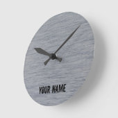 Aluminiumbürste Runde Wanduhr (Winkel)