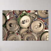 Aluminiumdosen, gerecycelt poster (Vorne)
