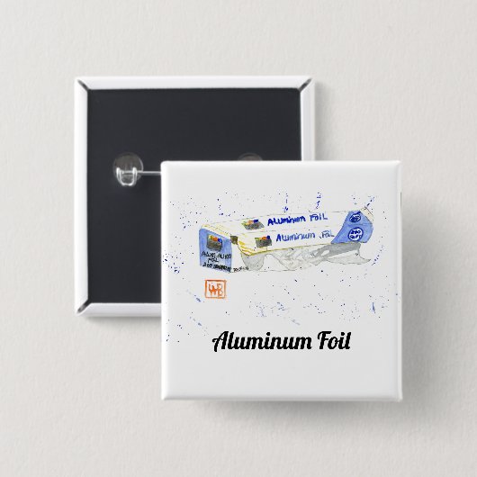 Aluminiumfolie Button (Vorne & Hinten)