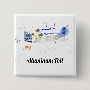 Aluminiumfolie Button