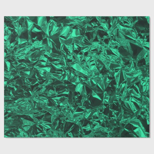 Aluminiumfoliendesign in Aquamarin Geschenkpapier (Flach)