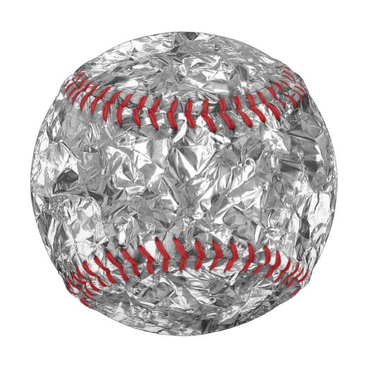 Aluminiumfoliensilber Baseball (Rückseite)