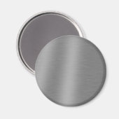 Aluminiumgewebe (gebürstet) magnet (Vorderseite/Rückseite)