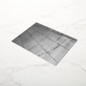 Aluminiumhaut Abstrakt Folien Feiertagspostkarte (Gedreht)