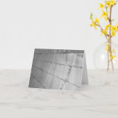 Aluminiumhaut Abstrakt Karte (Gelbe Blume)