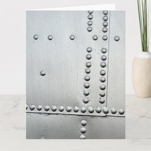 Aluminiumhaut Abstrakt Karte (Vorderseite)