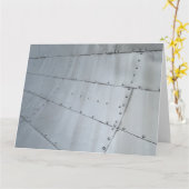 Aluminiumhaut Abstrakt Karte (Gelbe Blume)
