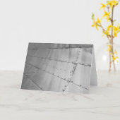 Aluminiumhaut Abstrakt Karte (Gelbe Blume)