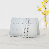 Aluminiumhaut Abstrakt Karte (Gelbe Blume)