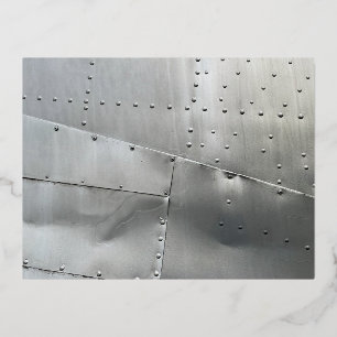 Aluminiumhaut Folien Feiertagspostkarte