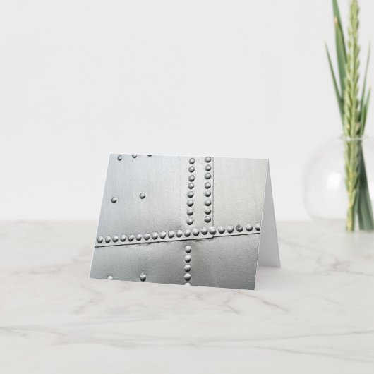 Aluminiumhaut Vintag Karte (Vorderseite)