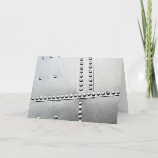 Aluminiumhaut Vintag Karte (Vorderseite)
