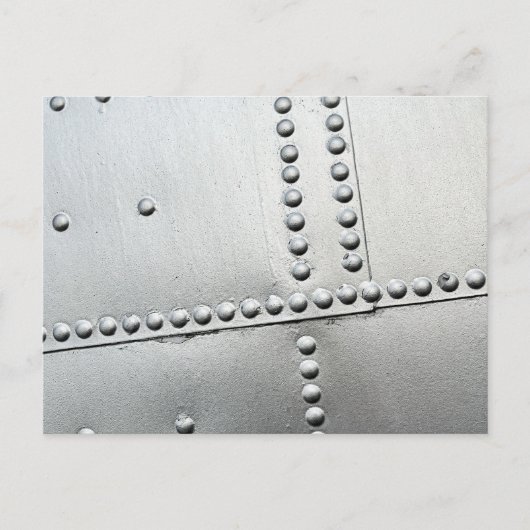 Aluminiumhaut Vintag Postkarte (Vorderseite)