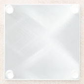 Aluminiumlackierung Glasuntersetzer (Rückseite)