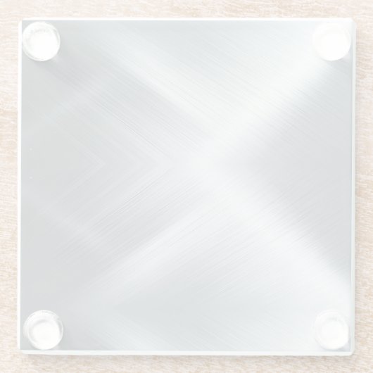 Aluminiumlackierung Glasuntersetzer (Rückseite)