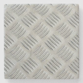 Aluminiumplatte Diamantmuster Steinuntersetzer (Vorderseite)