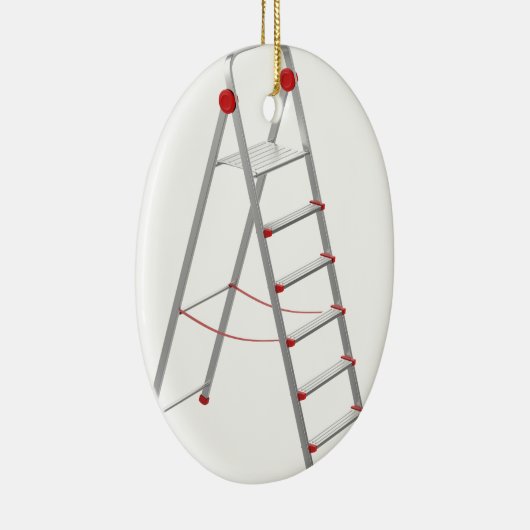 Aluminiumschritleiter Keramikornament (Rechts)