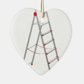 Aluminiumschritleiter Keramikornament (Rechts)