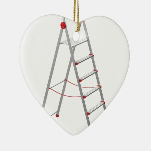 Aluminiumschritleiter Keramikornament (Rechts)