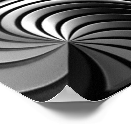 Aluminiumstreifen abstraktes Poster (Ecke)