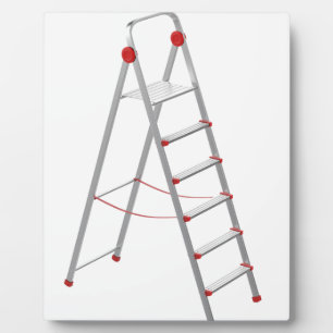 Aluminum step ladder fotoplatte