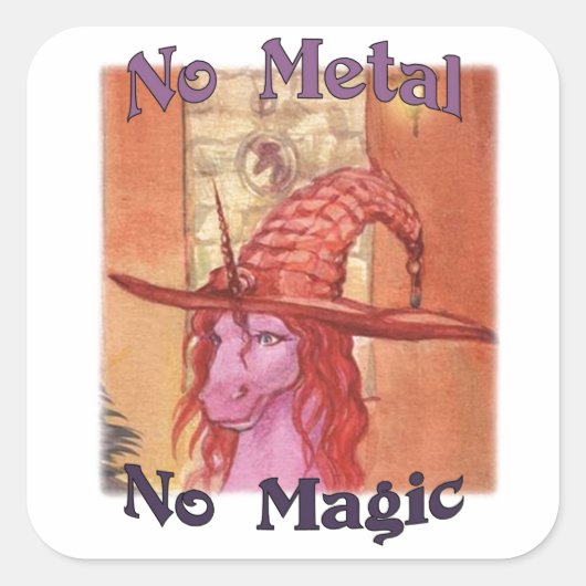 Alumna No Metal No Magic Stickers (Vorderseite)