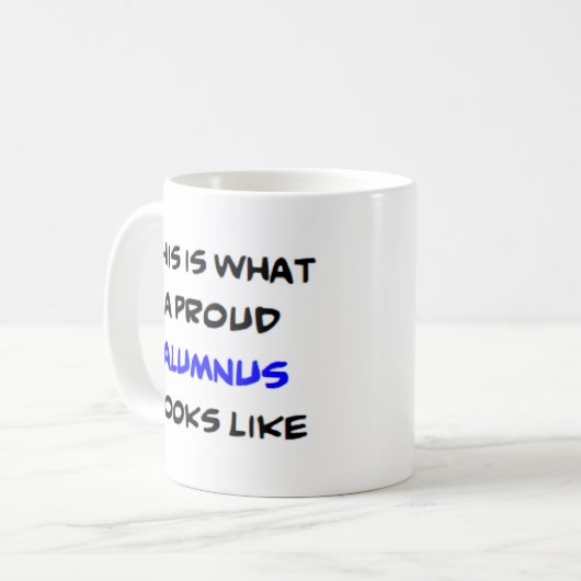 Alumnus, stolz kaffeetasse (Vorderseite Links)