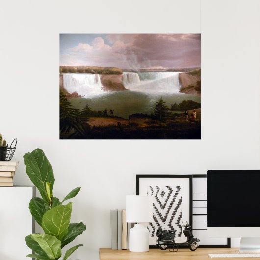 Alvan Fisher General View of the Falls of Niagara Poster (Heimbüro)