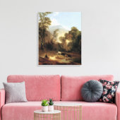 Alvan Fisher Pastoral Landschaft Leinwanddruck (Insitu (Wohnzimmer))