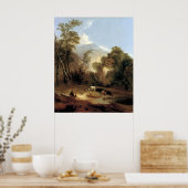 Alvan Fisher Pastoral Landschaft Poster (Küche)