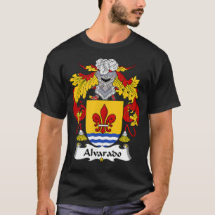 Alvarado Coat of Arms Familienwappen T-Shirt