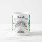 Alvarado Familien-Wappen Tasse (Mittel)