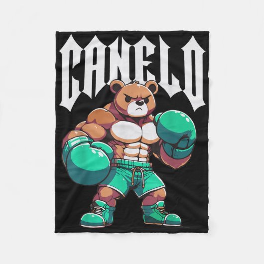 Alvarez Mexicano Boxbär Mexican Pride Patriot Fleecedecke (Vorderseite)