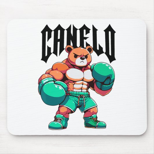 Alvarez Mexicano Boxbär Mexican Pride Patriot Mousepad (Vorne)