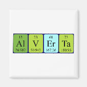 Alverta Periodenmagnet Magnet (Vorne)