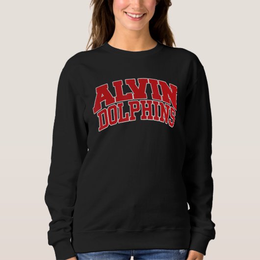 Alvin Community College Dolphins 01 Sweatshirt (Vorderseite)