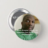 Alvin Greene Button (Vorne & Hinten)