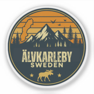 Älvkarleby, Schweden Sverige Aufkleber