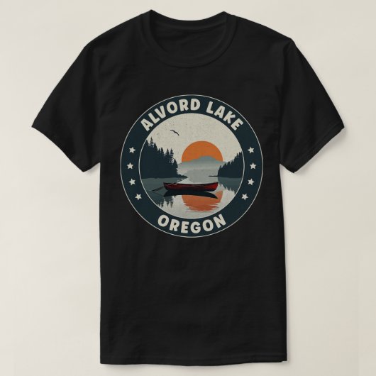 Alvord Lake Oregon Sunset T-Shirt (Design vorne)