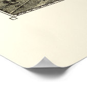 Alvord, TX Panorama Karte - 1890 Poster (Ecke)