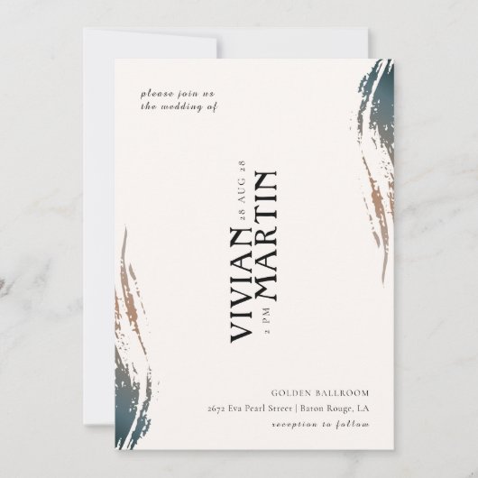 Always and for Eternity Wedding Einladung (Vorderseite)