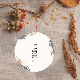 Always and for Eternity Wedding Runder Aufkleber