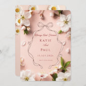 Always and Forever – Elegant Customizable  Einladung (Vorne/Hinten)