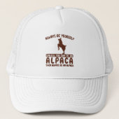 Always be an Alpaca Truckerkappe (Vorderseite)