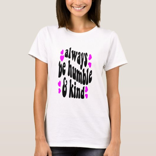 always be humane T-Shirt (Vorderseite)