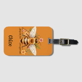 Always be your own Queen Bee. Personalized Gepäckanhänger