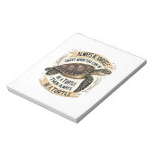 Always Be Yourself Except When You Can Be a Turtle Notizblock (Rotiert)