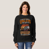 Always be yourself Opossum Trash Cat Possum Opossu Sweatshirt (Vorne ganz)