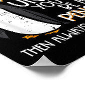 Always Be Yourself Unless Penguin Funny Women Kids Poster (Ecke)